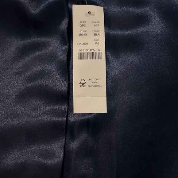 NWT J. Crew Black Parka Italian Stadium Cloth w/ Hood Size 0P Winter ~ Cozy! - Picture 7 of 7